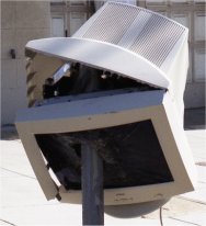 Image of a damaged PC